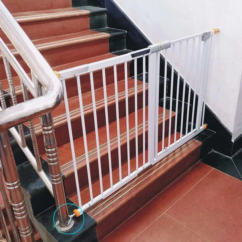 Baby safety steel core Y shaped screw bolt nut staircase fence fix new pets sturdy gate bar install household secure accessory baby safety gate