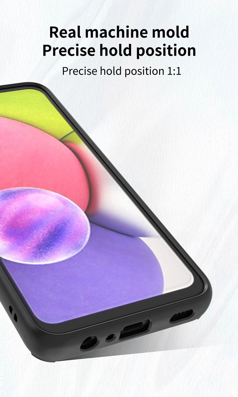 KEYSION Custodia Opaca di Moda per Samsung A03S A02S A03 A21S A20S A11 Anello Trasparente Del Basamento Della Copertura Del Telefono Antiurto per Gal_voghion.com