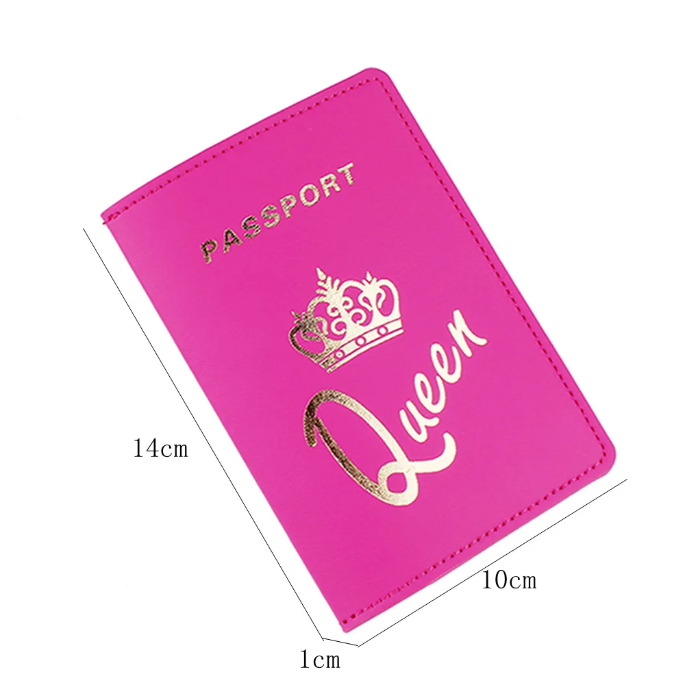 New Colorful Lover Couple Passport Cover Hot Stamping donna uomo Travel porta passaporto impermeabile regalo di nozze di moda