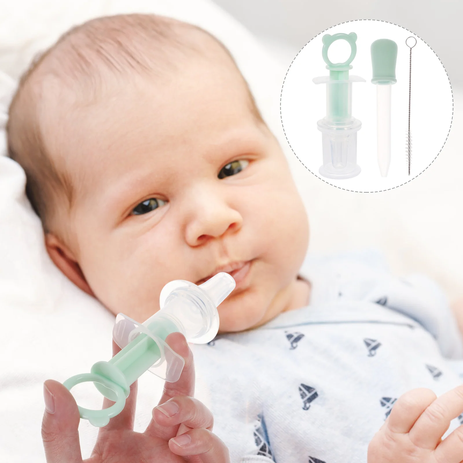 

Feeder Baby Feeding Dispenser Pacifier Food Dropper Liquid Child