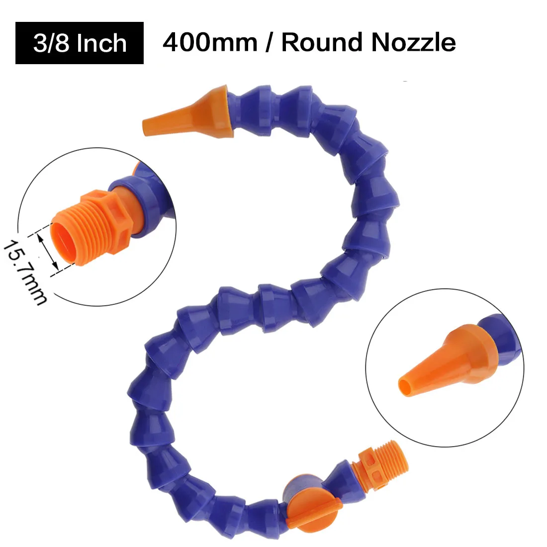 Plastic Flexible Water Oil Coolant Tube Hose Nozzle For CNC Milling Lathe Cooling Pipe