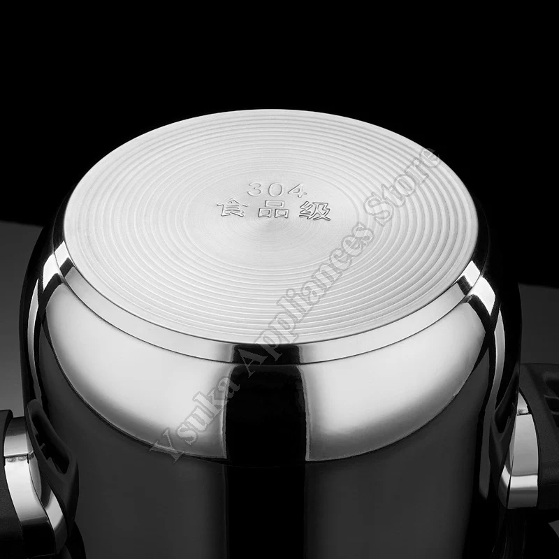 5/6/8L Stainless Steel Pressure Cooker Large Safe Explosion Proof Pressure Cooker for Gas Stove Induction Kitchen Accessories