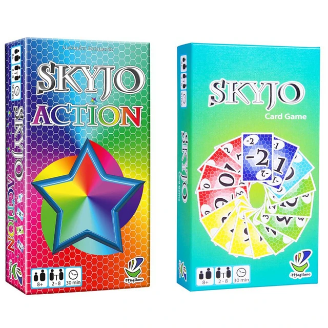 Skyjo Card Game, Board Games For Families, Entertaining Card Game