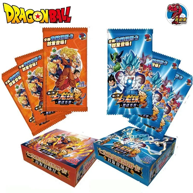 Nuova Scatola Di Carte Dragon Ball Titolare Della Carta Super Saiyan Kakarotto Dragonball Carte Di Ruolo Anime Collezionabili Hobby Display Regali