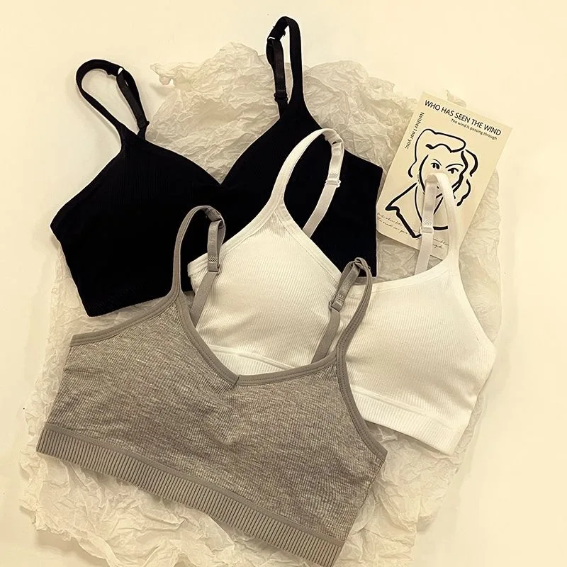 Women Lingerie Bra Women Tube Tops Seamless Push Up Brassiere Cotton Breathable Bralette Wire Free Sleep Bra Tops