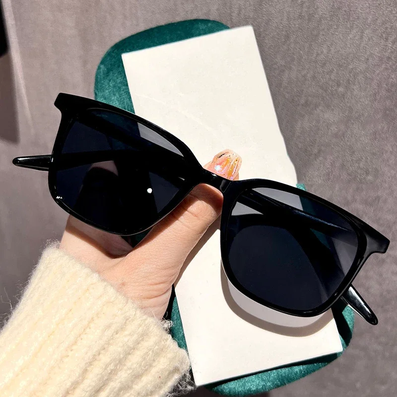 Outdoor Myopia Sunglasse Men Women Square Frame Eyeglasses Finished Minus Diopter Eyeglasses UV400 Sun Shades Goggles -1.0 -1.5 4