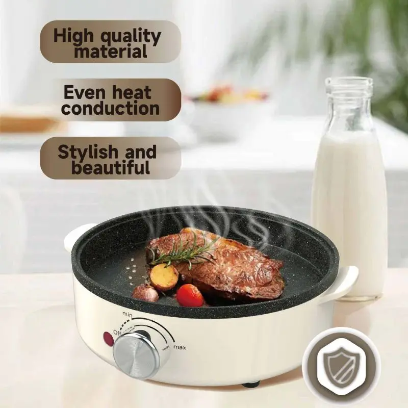 Fried Egg Hamburger Pancake Pan Grill Electric Baking Pan Electric Frying Pan Non-stick Seven Hole Breakfast Machine 3