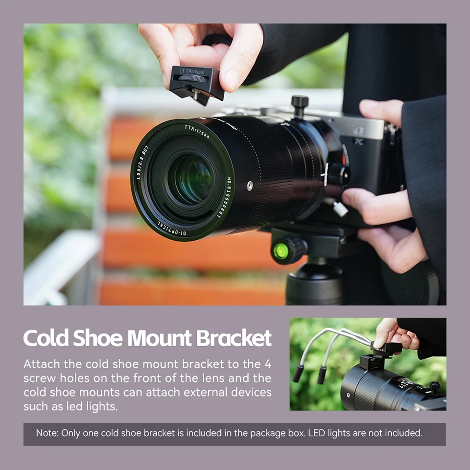 Ttartie lensa Mirrorless bingkai penuh, Shift Tilt-Shift 100mm F2