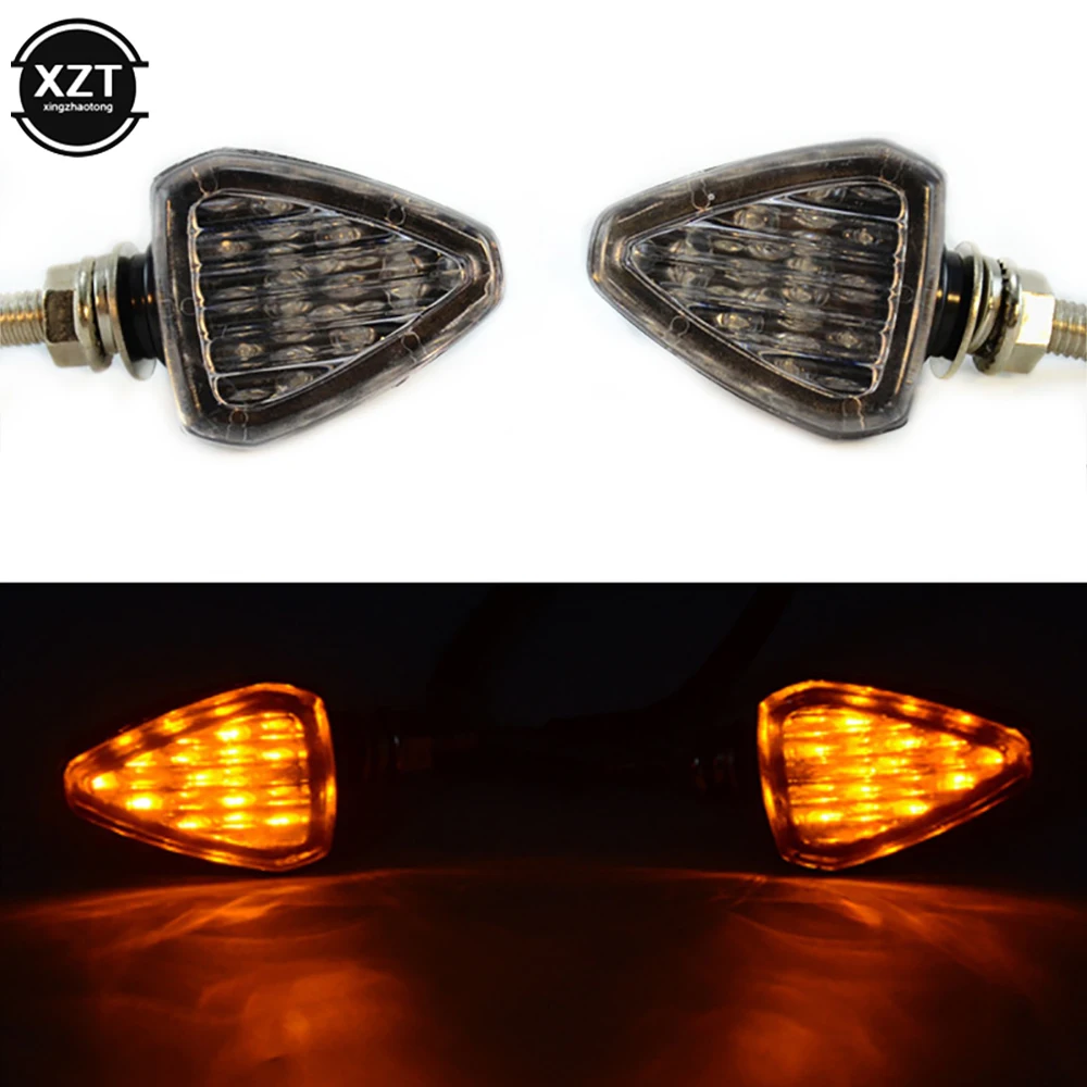 

2pcs Universal Motorcycle LED Turn Signal Electric Vehicle Motorcycle Turn Signal Warning Light Corner Light Turn Signal