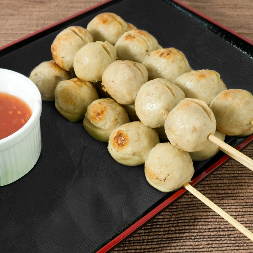 5-20PCS BBQ Grill Mat Non-stick Pad Heat Resistant Grill Mat Outdoor Baking Reusable Barbecue Party Mat 40x50cm 33x40cm