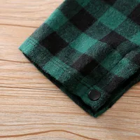 Newborn Baby Boy Clothes Green Plaid Boy Rompers Christmas Jumpsuit One piece Gentleman Suit New Year Costume For Babies 6