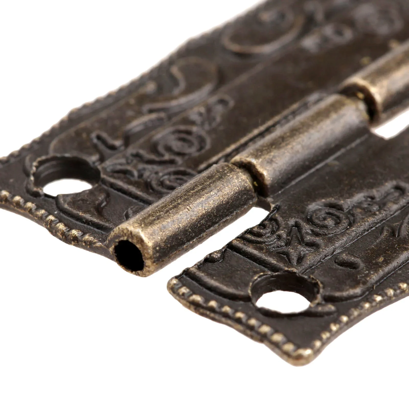 Antique Bronze Cabinet Door Hinge DIY Box Furniture Hinges With Screws 4 Holes Home Accessory 36*23mm 10pcs furniture hinge cabinet door hinges cabinet hinges