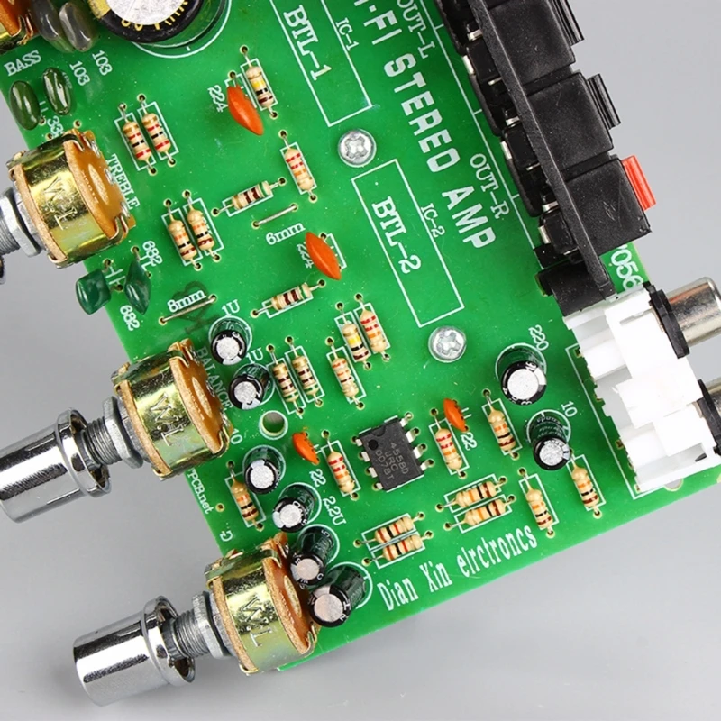 DX0409 Amplifier Board with Powerful Output Upgraded Your Vehicle Audios System 40GF