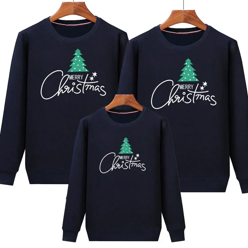 Suéteres de madre, padre, hija e hijo, conjuntos familiares a juego para Navidad, sudaderas, jerseys para parejas, jerséis para niños, suéteres de Año Nuevo