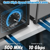 Cat 6 Ethernet Cable Flat Internet Network Cables Cat6 Ethernet Patch Cable Short White Computer LAN Cable with Snagless RJ45 4