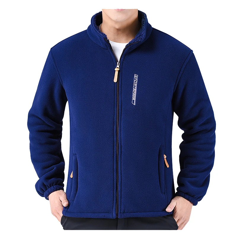 DIMUSI 겨울 남성 Polartec 자켓 캐주얼 남성 아웃웨어 벨벳 윈드 브레이커 자켓 남성 소프트 플리스 웜 자켓 브랜드 의류
