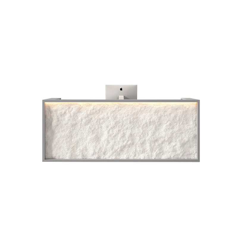 Nordic Luxury Reception Desks Modern Advanced Beauty Salon Storage Church Pulpito Bar Counter Furniture Receptionsdisk FYRD