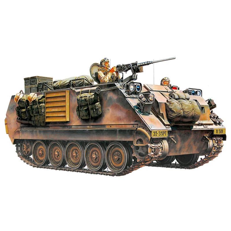 

Tamiya 35265 1/35 U.S. M113A2 Armored Personnel Carrier Desert Version Tank Assembly Model Kits For Adults Collection DIY