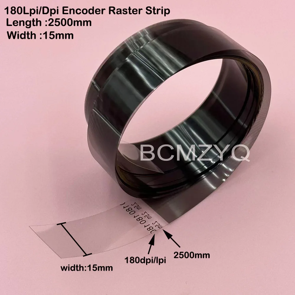 2 pz 180Lpi Encoder Strip Raster Film H9730 15mm 180 dpi Nastro per Allwin Human Xuli Infiniti Stampante di Grande Formato Plotter - immagine 3