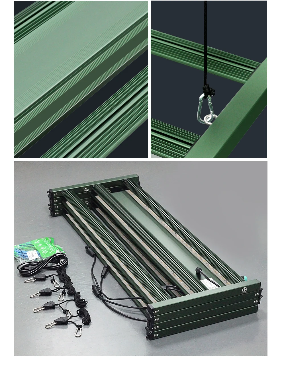1200W 1320W Vollspektrum-LED-Wachstumslicht LM281B Hohe PPFD IR730nm UV395nm IP65 WachstumslampeFür Gewächshauspflanzen VEG-Blumen – Detail 6