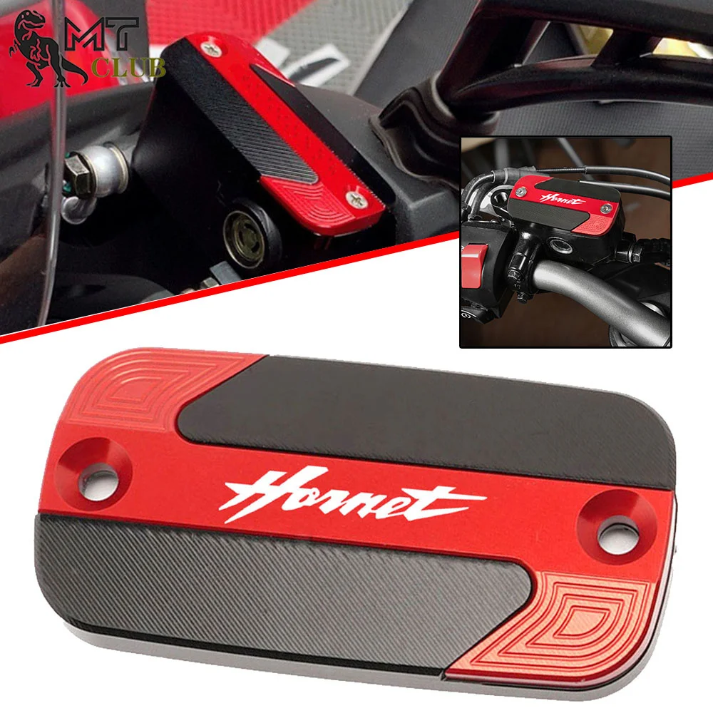 

Motorcycle CNC Front Brake Oil Reservoir Fluid Tank Cap Cover For Honda CB600F Hornet900 Hornet600 Hornet 600 900 1998-2014