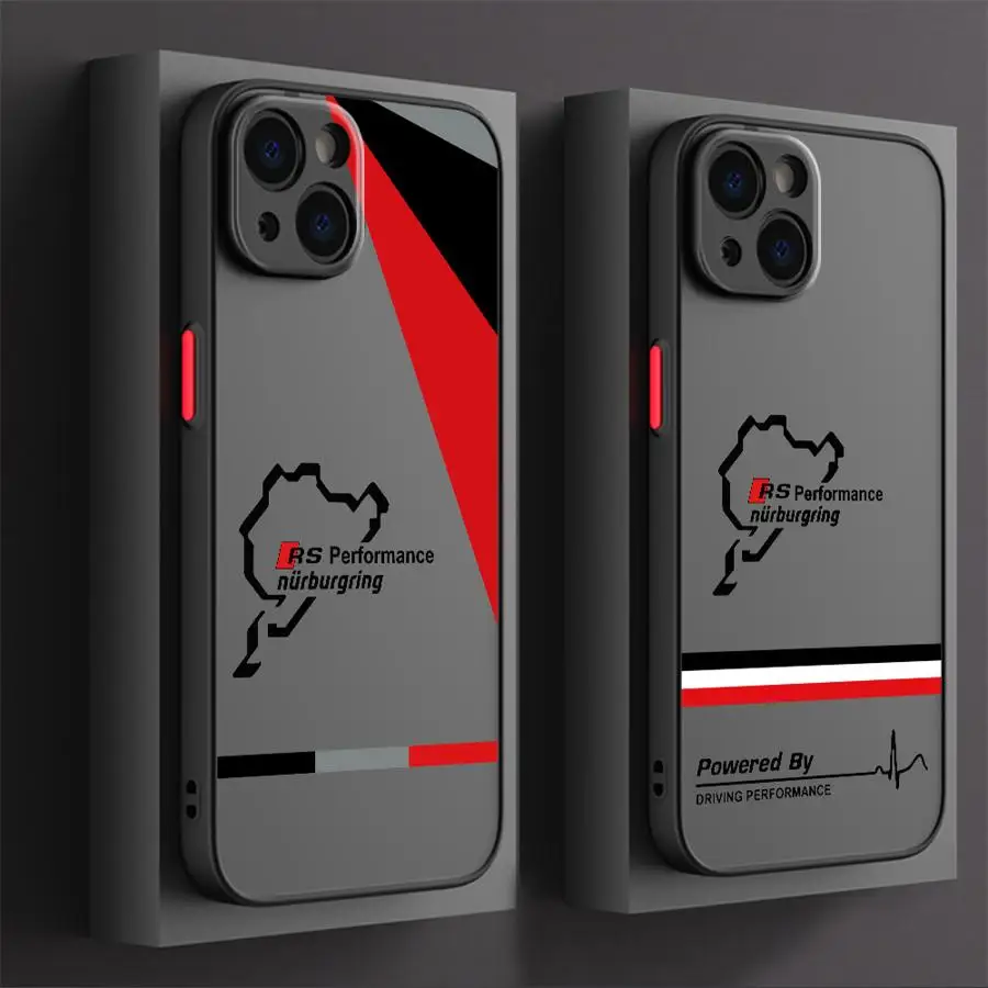 Sports Au-RS Power DI Matte Black Edge Phone Case