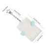 INS Style Kawaii Angel Wings Mini Photo Card Holder Acrylic Hard Card Folder Angel Mini Goo-Card ID Card Card Film Card Holder 6