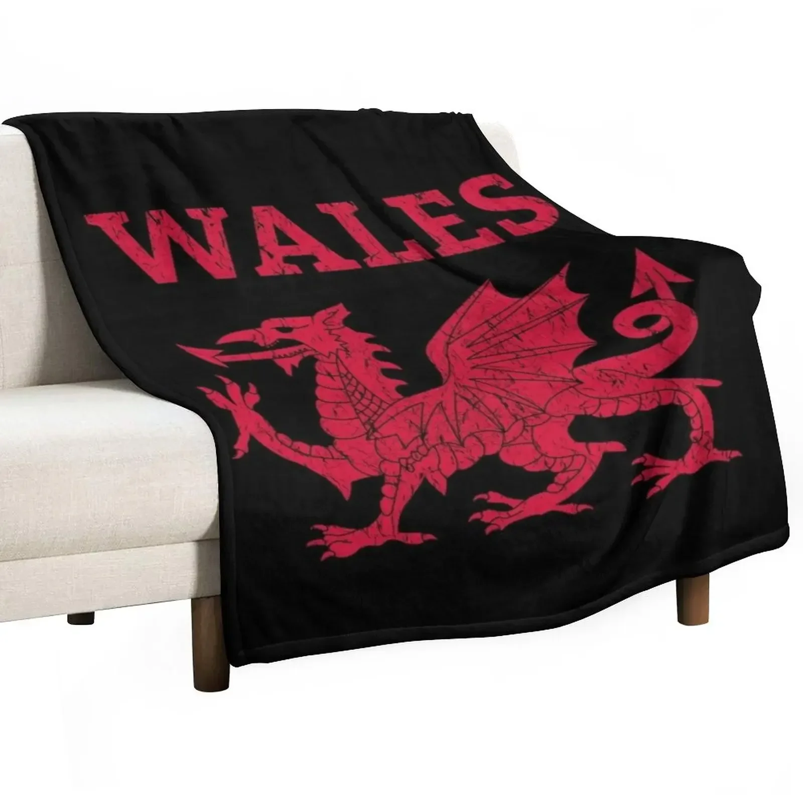 

Wales Red Dragon Throw Blanket Warm Baby Plush Blankets