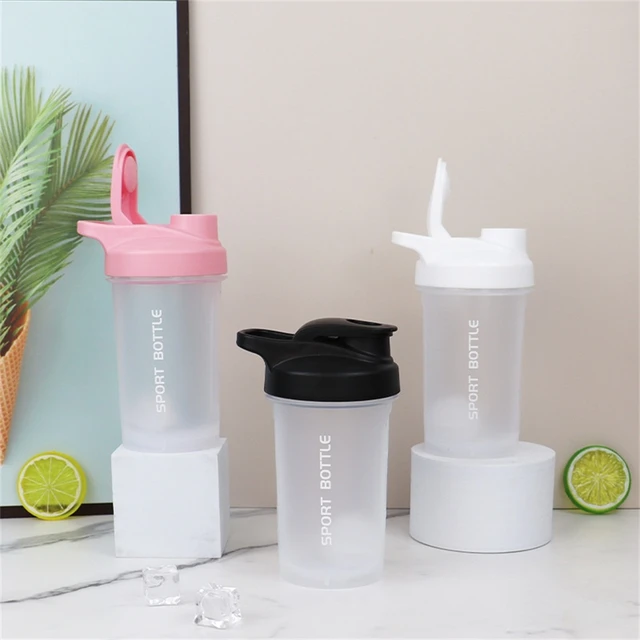 1pc Protein Powder Shaker Bottle 300ml Portable Mixing Cup  Leak Proof Water Bottle for Gym Outdoor Fitness Training Sport 3