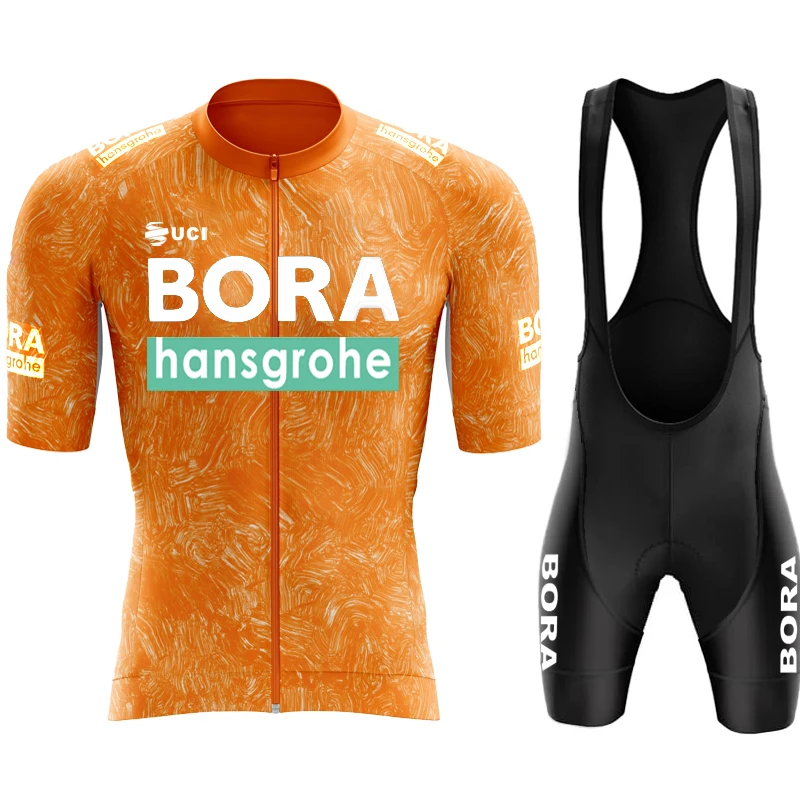 Men's Mtb Cycling Pants Clothes Bib UCI BORA Gel Clothing Uniform Man 2024 Summer Shorts Jersey Tricuta Costume Bike Male Set 5