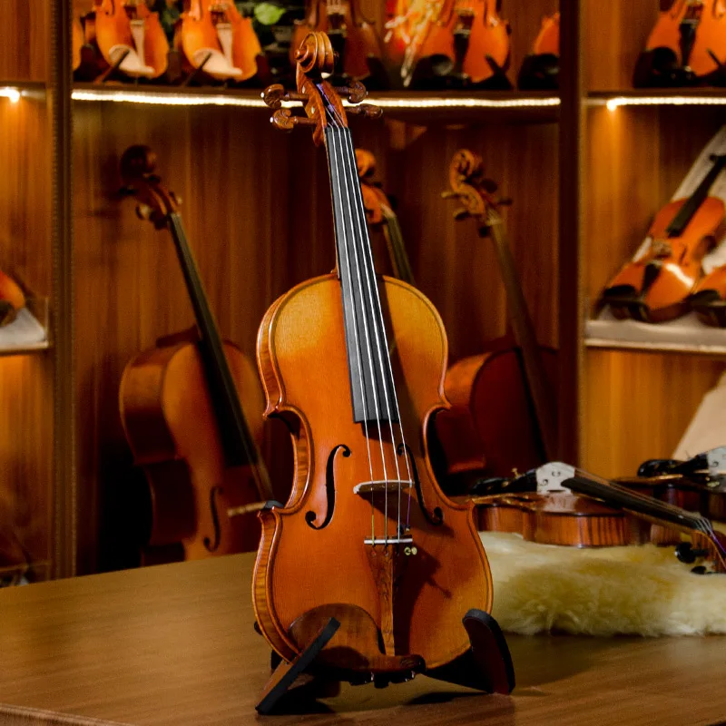 CHRISTINA Professional Violin EU5000C 4/4 Size Classic Oil-based Varnish European High-quality Spruce Flame Maple Two-piece Back