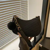 Mini sacs à bandoulière pour femmes, sacs à main en feutre tendance pour femmes, sacs sous le bras au design avancé, mini sacs selle 1