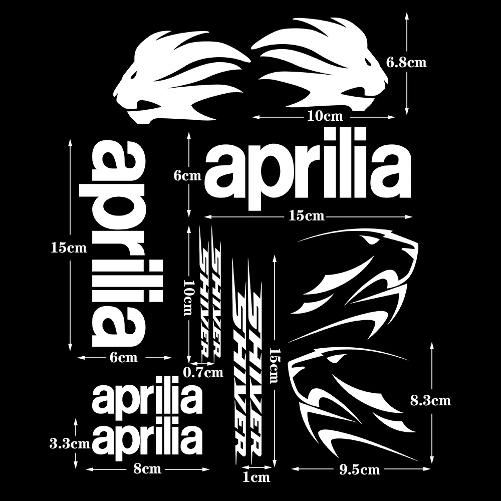 Motorcycle Stickers Racing Reflective Motobike Fairing Fender Tank Helmet Body Accessory Decal Aprilia SHIVER 750 SHIVER 900