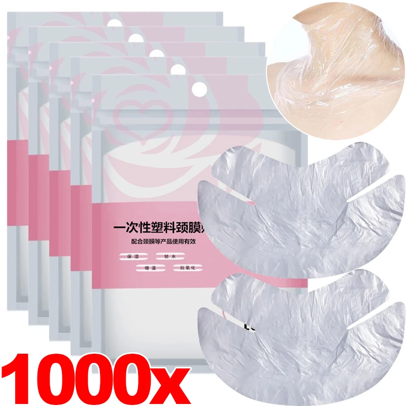 Transparent PE Disposable Neck Masks for Skin Care