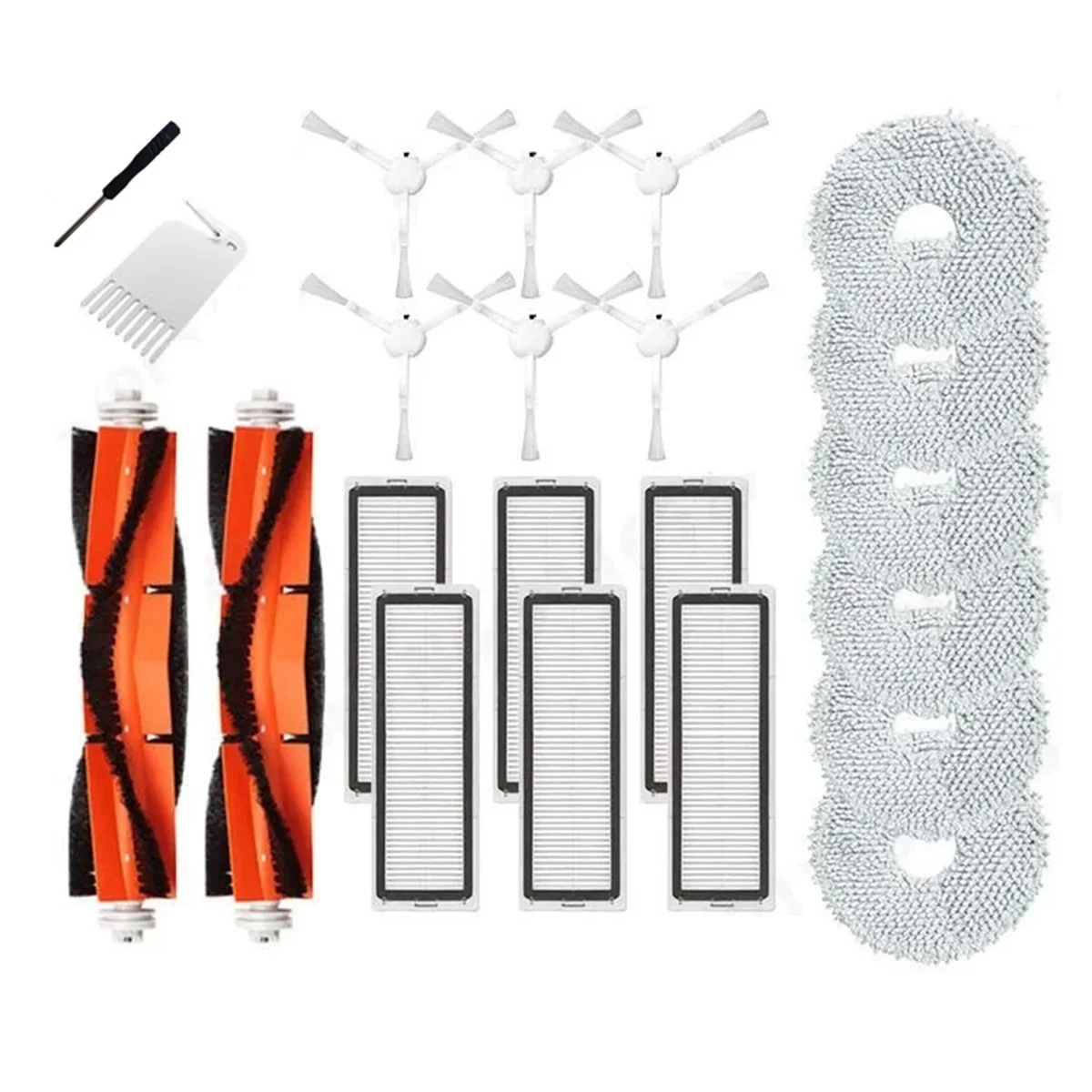 

Запчасти для Omni B101/ 1S/ X10 + / S10 / S10 Pro, тряпки для швабры, фильтр НЕРА, основная боковая щетка, детали мешка для пыли
