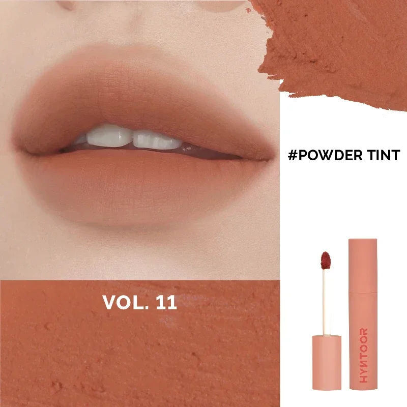 

A Peach HYNTOOR Macaron Series Matte Lip Glaze Long-lasting and Waterproof Lip Gloss Cloud Air Velvet Liquid Lipstick