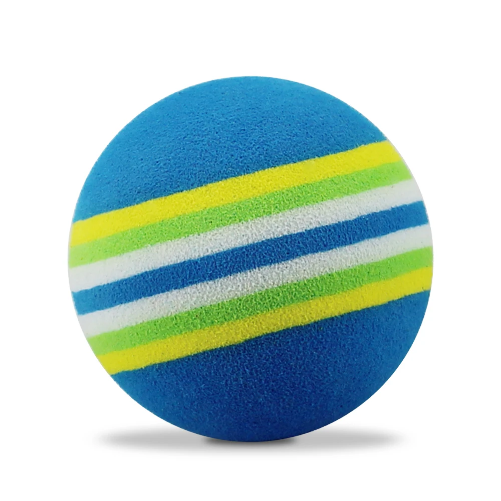 Description Picture 5 of item100 Pcs/Bag EVA Foam Golf Practice Ball Training Golfer Gift Golf Balls 3 Colors Indoor Practice Golf Soft Rainbow Ball Sponge
