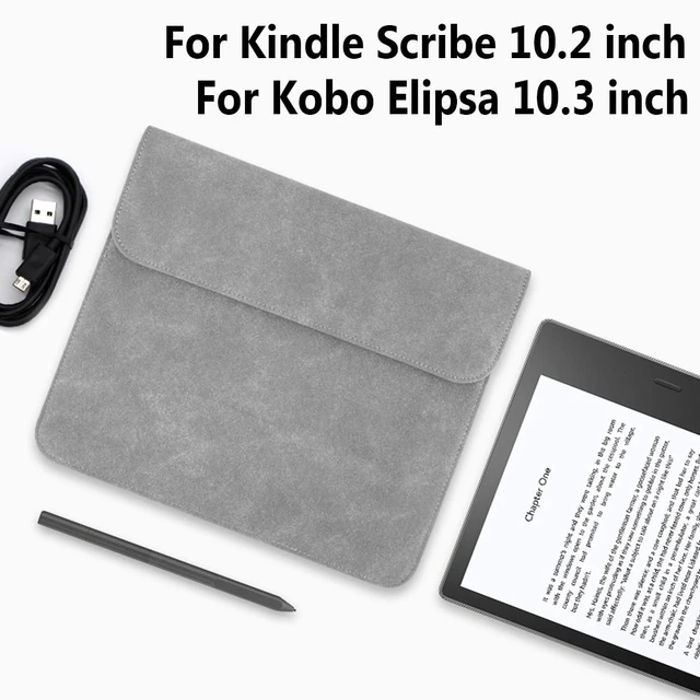 Étui rabattable en nubuck pour  Kindle Oasis 10. Generation