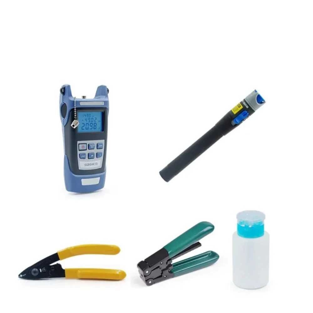 FTTH Tool Set Bag, Including High Quality Stripper/Cleaver/Power Meter/VFL and Other Fiber Optic Equipments