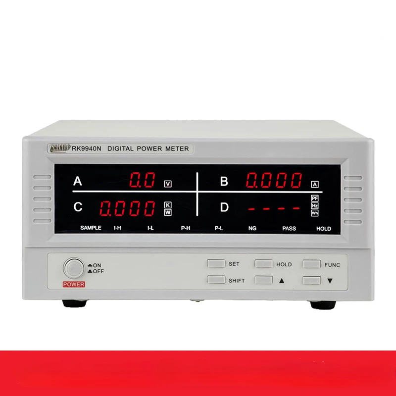 

RK9940N/RK9980N High Current Type Electrical Parameter Tester 40A/80A Power Meter