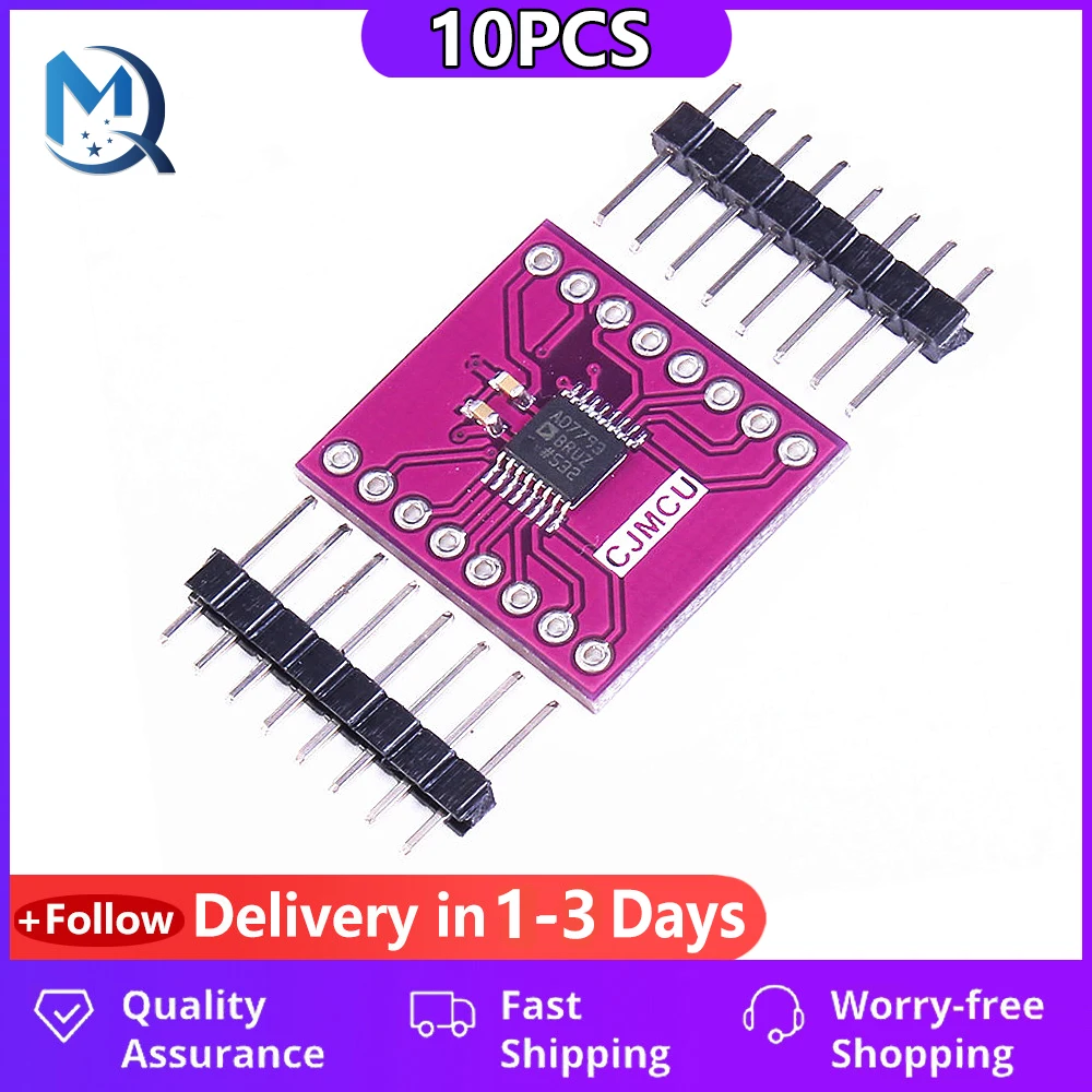 

CJMCU-7793 AD7793BRU 24-bit ADC Low Noise Amplifier Module 24 Bit AD7793 3-Channel 2.7-5.25V