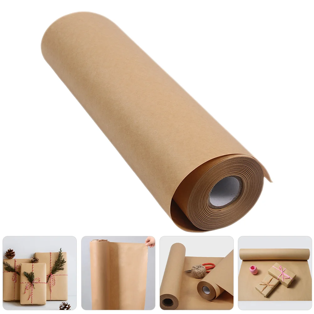 

Gift Wrapping Papaer Paper for Packing Craft Damping Floral Brown Pure Wood Pulp Bouquet