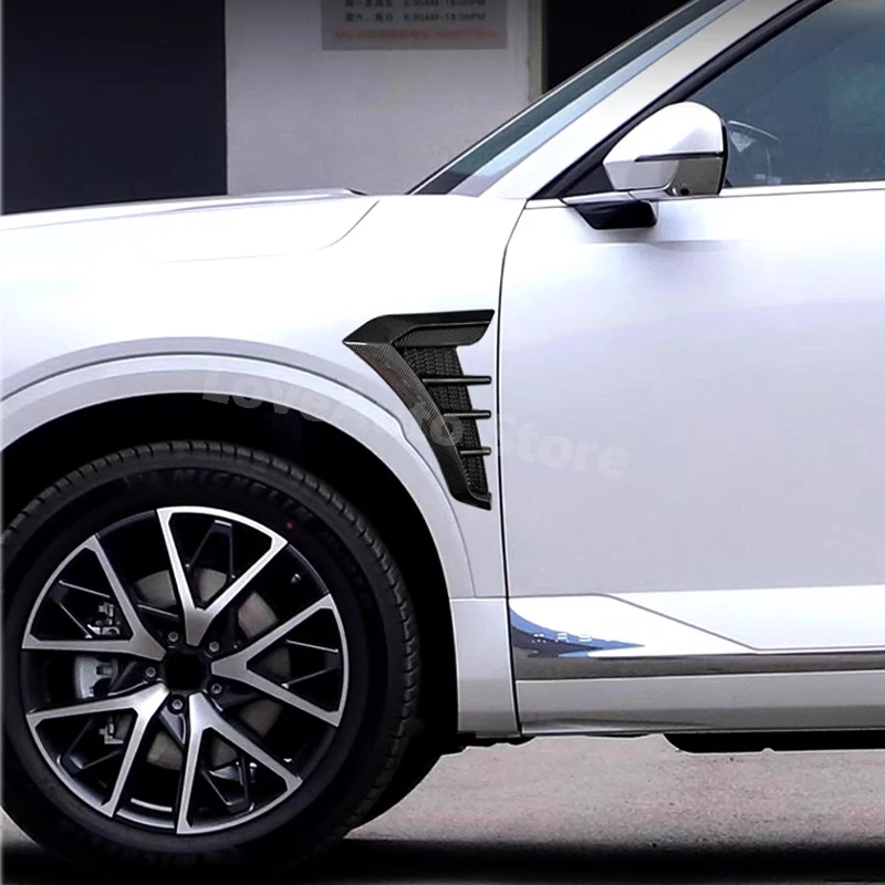

Для автомобиля Trumpchi GAC GS8 2nd Gen 2022 2023 ABS боковая листовая пластина Внешнее украшение листовая пластина из углеродного волокна окантовка аксессуары
