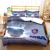 Scania Truck Logo Duvet Cover Set Bedding for Aldult Kids Bed Set Game Quilt Cover Comforter Cover Bedding Set 5