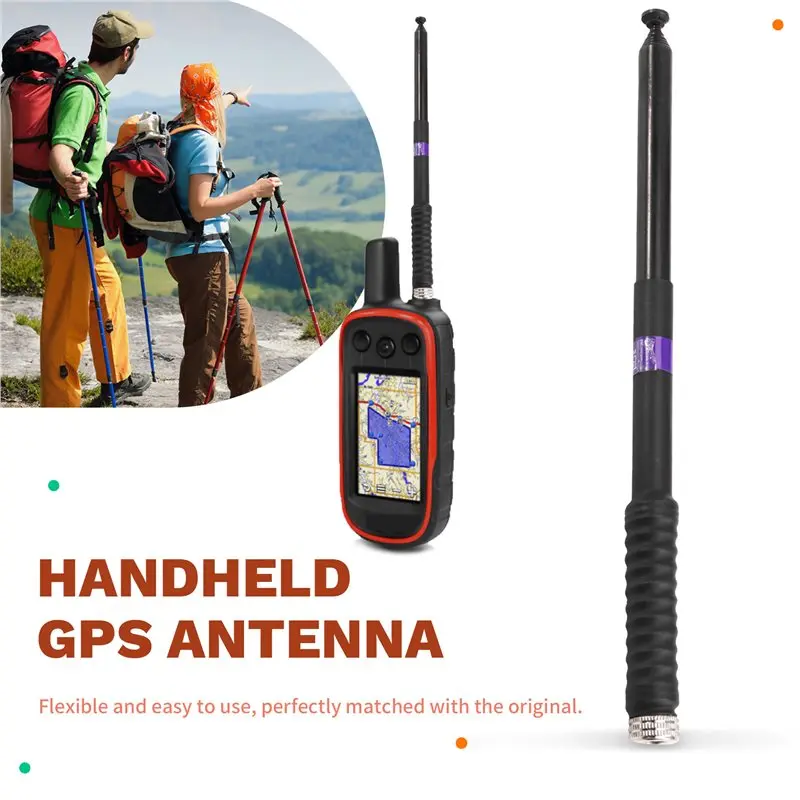 ABKI-For Garmin Astro320 430 900 Alpha 50 100 휴대용 GPS 텔레스코픽 안테나 127Cm/50In New