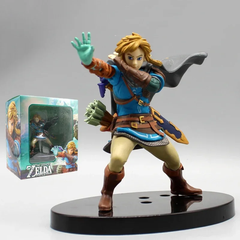 Anime The Legend Of Zelda: Tears Of The Kingdom Figures Link Action Figures 14Cm Pvc Collection Model Toys Ornamenten Doll Gifts
