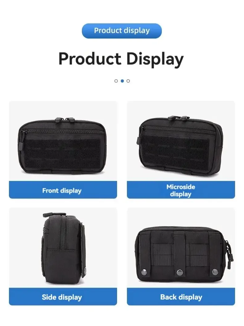 EDC Molle Tactical Waist Pouch – Compact Utility Belt Bag for Outdoor, Hunting, Medical & Phone Carry 6