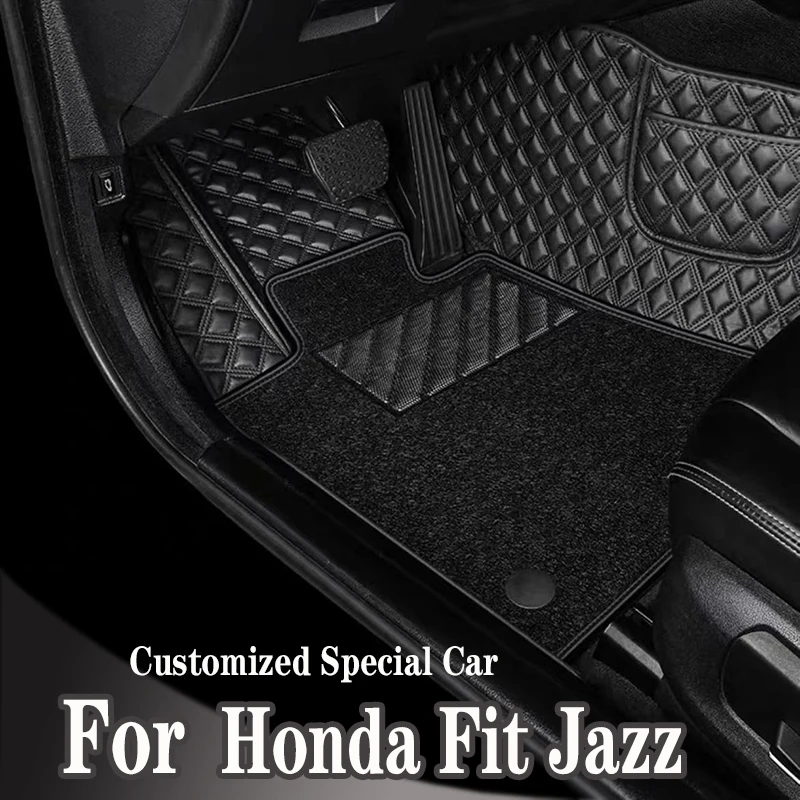 Car Floor Mats For Honda Fit Jazz 5seat 2008 2009 2010 2011 2012 2013