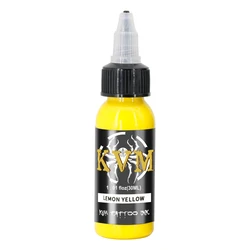 Vibrant Tattoo Ink Pigment Set for Artistic Body Coloring and Semi - Permanent Makeup (SL - LEMON - YELLOW)