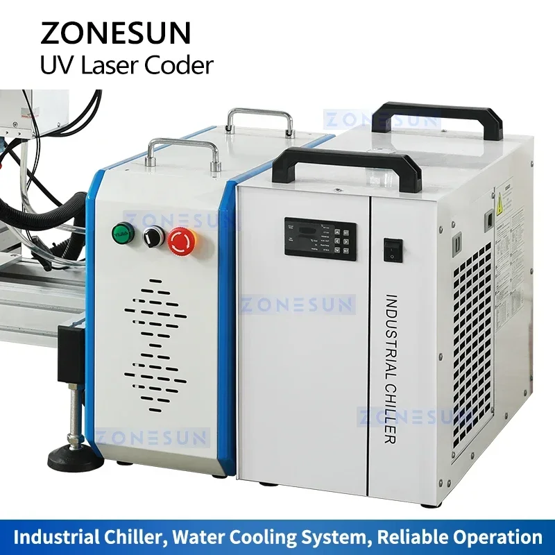 Zonesun UV Laser Coder Laser Date Code Printer Expiry Date Printing Machine Laser Marking Machine ZS-UVC1